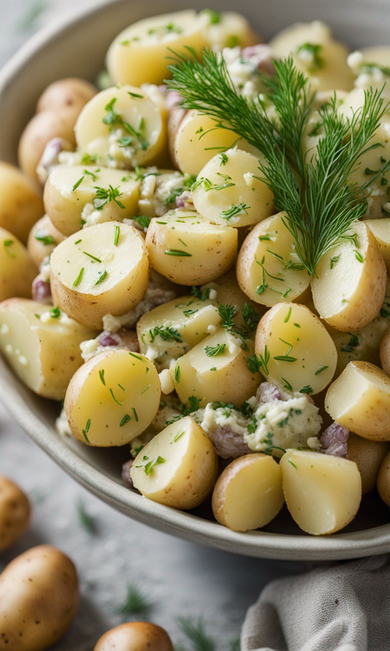 Mix mayonnaise, Dijon mustard, and apple cider vinegar for dressing