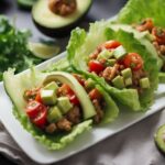 Avocado Lettuce Wrap Platter