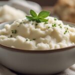 Mashed Cauliflower in a bowl